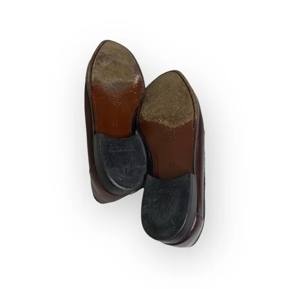 Giorgio Brutini ❁ Moc Toe Tassel Loafer Dress Shoes ❁ Black   Brown Leather ❁ 6D