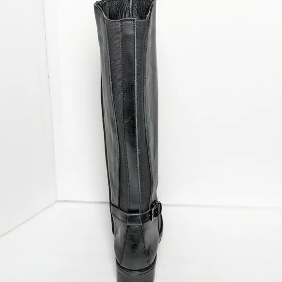 Girotti leather knee high boots