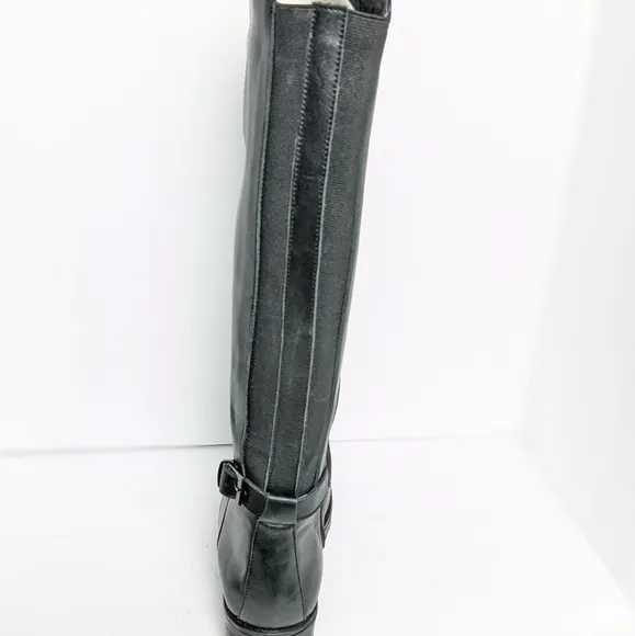 Girotti leather knee high boots