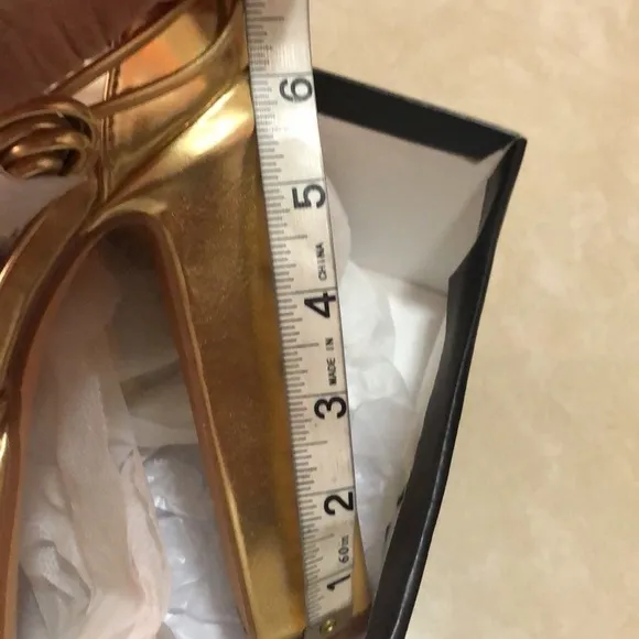 GOLDEN platform sandals heels ankles straps wrap.