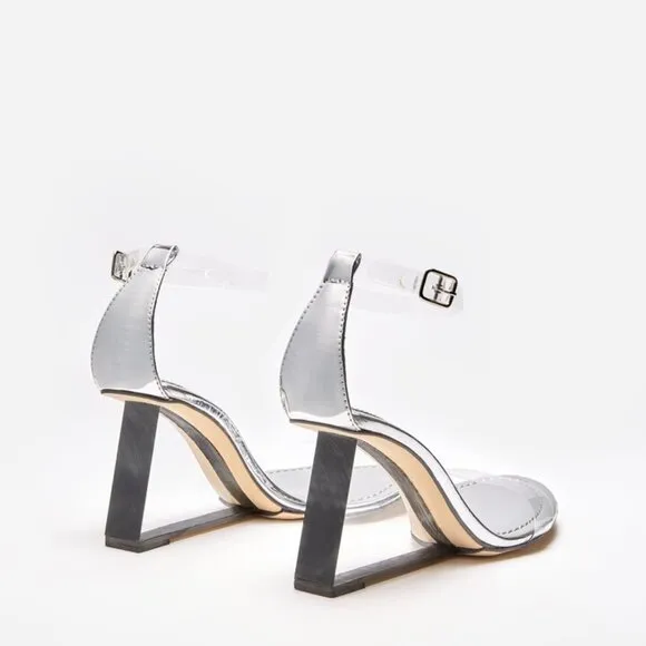Good American CINDER-F*CKING-RELLA Ankle-Strap Sandals Size 9