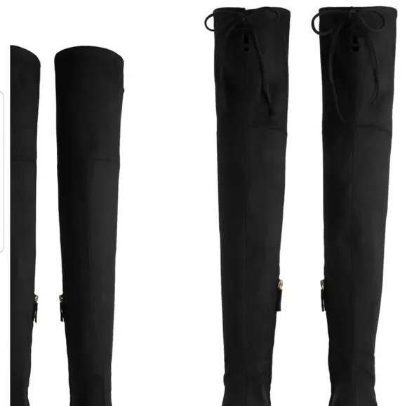 Good American Knee High Boots