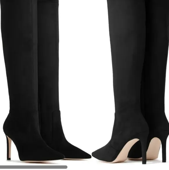 Good American Knee High Boots