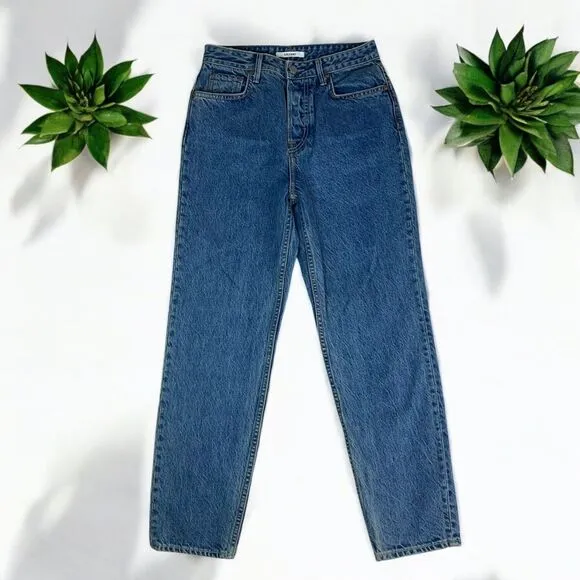 GRLFRND Devon High Rise Slim Straight Leg Jeans in Main Attraction - 26