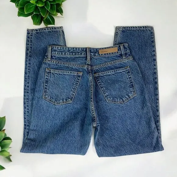GRLFRND Devon High Rise Slim Straight Leg Jeans in Main Attraction - 26