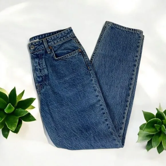 GRLFRND Devon High Rise Slim Straight Leg Jeans in Main Attraction - 26