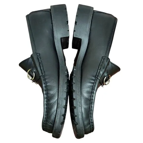 Gucci Black Loafers with Horsebit Detail