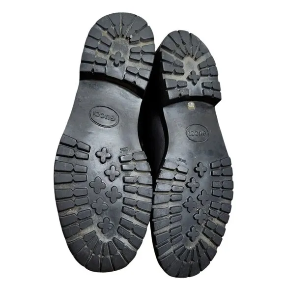 Gucci Black Loafers with Horsebit Detail