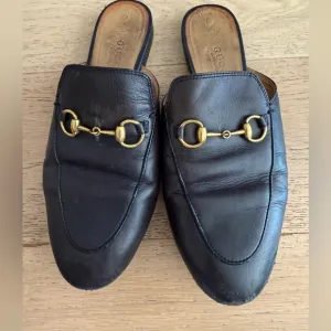GUCCI Black Mules (slides) Flats size 36