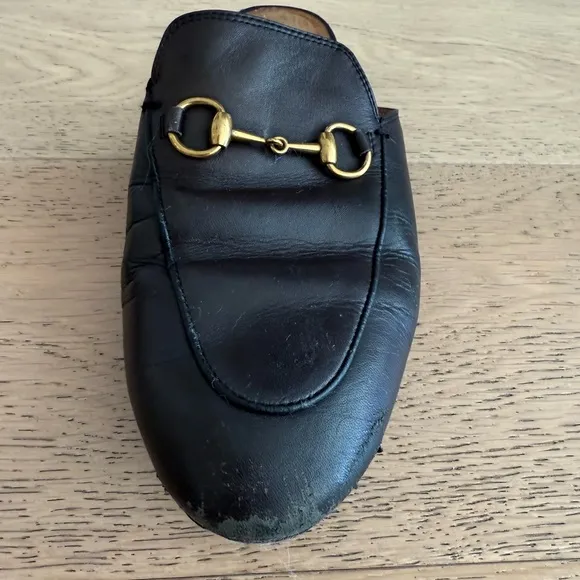 GUCCI Black Mules (slides) Flats size 36