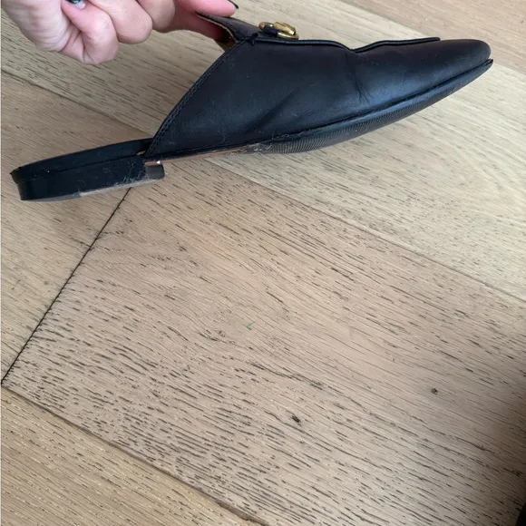 GUCCI Black Mules (slides) Flats size 36