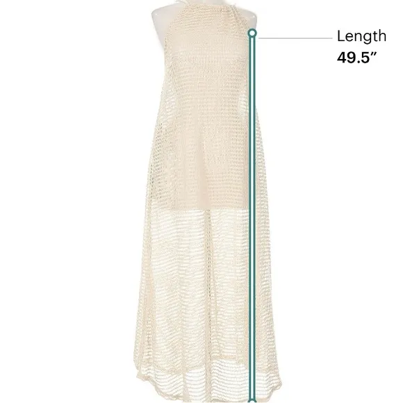 Haute Hippie Beige Sleeveless Dress