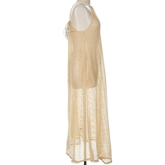 Haute Hippie Beige Sleeveless Dress
