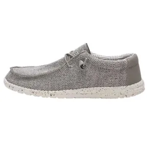 HEY DUDE MEN'S WALLY SOX ASH SIZE 10 | MEN’S SHOES | MEN'S LACE UP LOAFERS