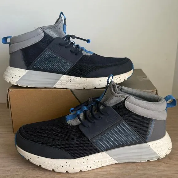 Hey Dude Sirocco Mid Trail (Navy/White) Men Casual Sneakers - SZ 12