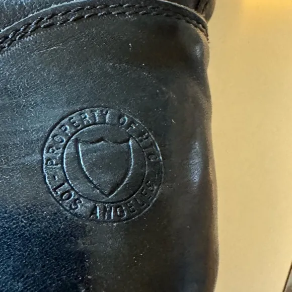 High End HTC Hollywood Trading Co Italian Leather Women’s Riding Boots 6..5 / 37