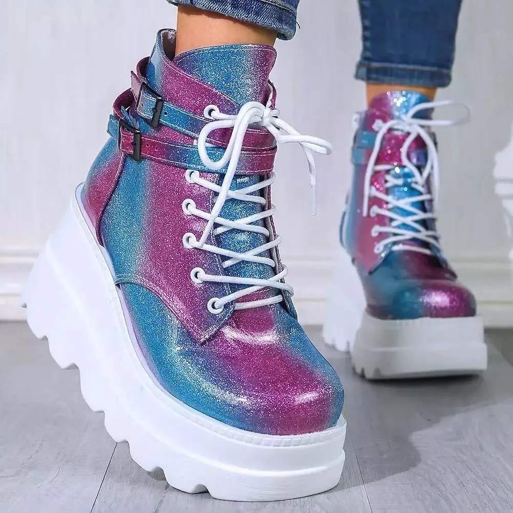 High-Heeled Short Boots