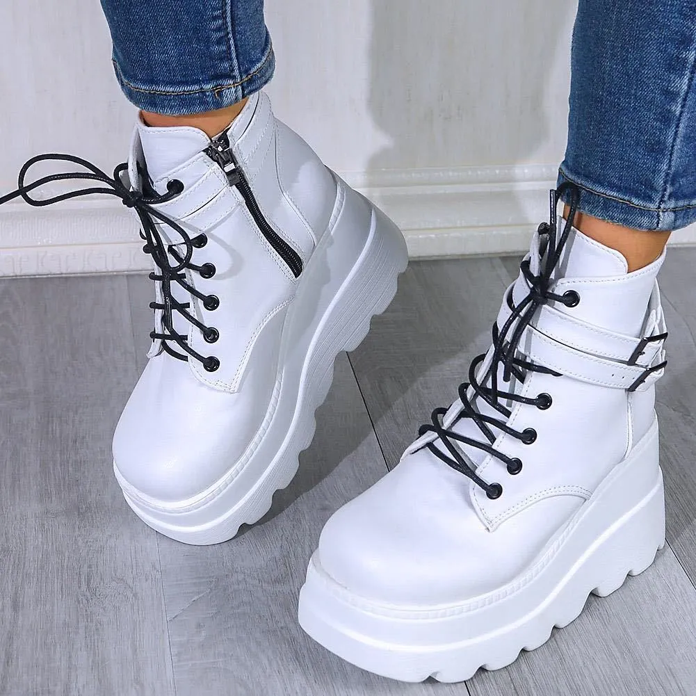 High-Heeled Short Boots
