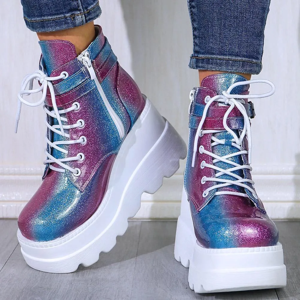 High-Heeled Short Boots