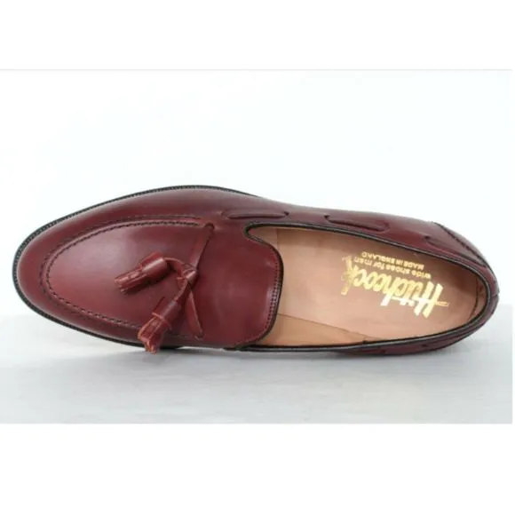 Hitchcock Mens Calfskin Tassel Loafers 1292 Brown