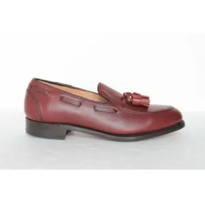 Hitchcock Mens Calfskin Tassel Loafers 1292 Brown