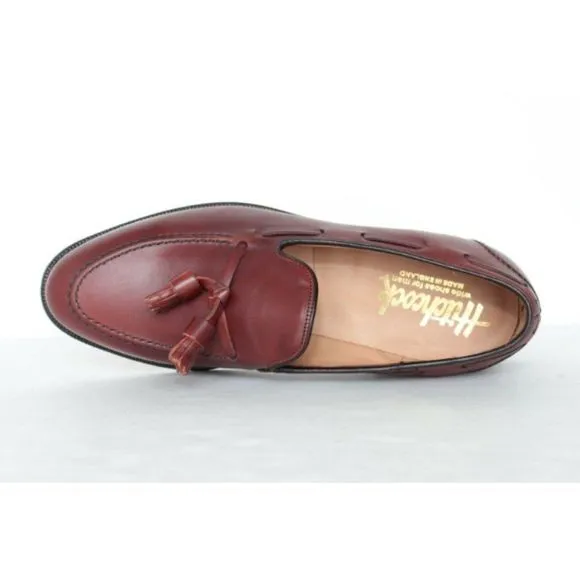 Hitchcock Mens Calfskin Tassel Loafers 1292 Brown