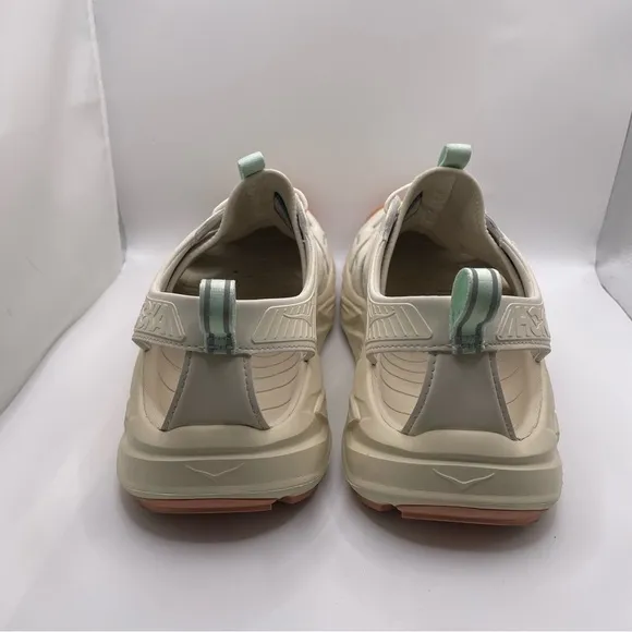 Hoka One One Hopara Sandal Sneakers Men’s 11.5 Slip on Beige running Trail