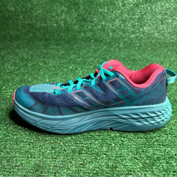 Hoka One One Speedgoat 2 Trail Running Sneakers Blue Women's Size 8