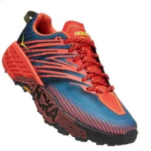 HOKA ONE ONE Speedgoat 4 Men's Trail-Running Lace-up Sneakers size 12.5