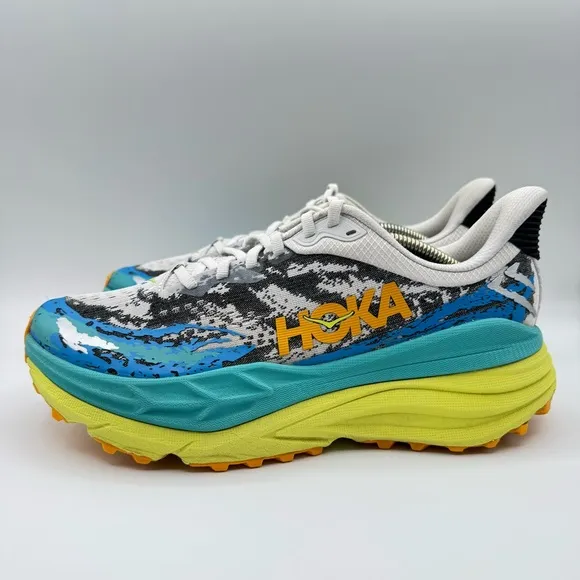 Hoka One One Stinson 7 Evening Primrose Trail Running Sneakers Men’s Size 8.5