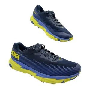 Hoka One One Torrent 2 Blue Sharkskin Yellow Trail Running Sneakers Men’s 10.5