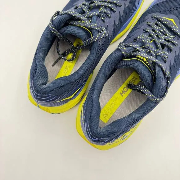 Hoka One One Torrent 2 Blue Sharkskin Yellow Trail Running Sneakers Men’s 10.5