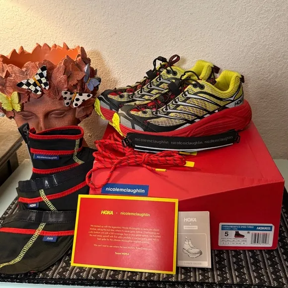 Hoka One One x Nicole McLaughlin Mafate THREE2  Sneakers Running Shoes