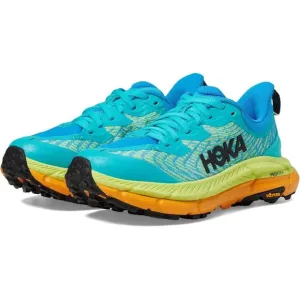 Hoka Shoes Mafate Speed 4 Cereamic Diva Blue Lace Up Sneakers