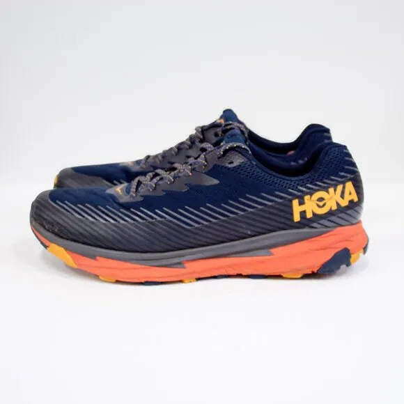 HOKA Sneakers Men’s Size 12 Torrent 2 Trail Racers Running, Athletic Shoes Navy