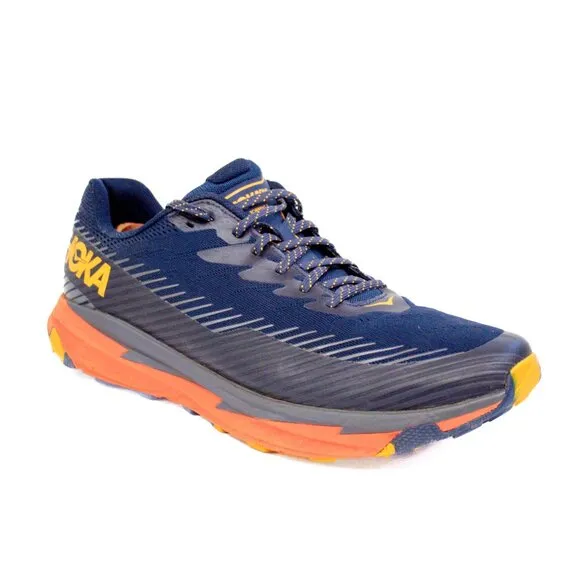 HOKA Sneakers Men’s Size 12 Torrent 2 Trail Racers Running, Athletic Shoes Navy