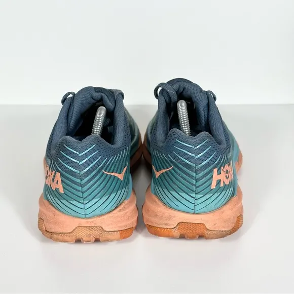 HOKA Women’s Torrent 2 Sneakers In Real Teal / Cantaloupe Size 7.5