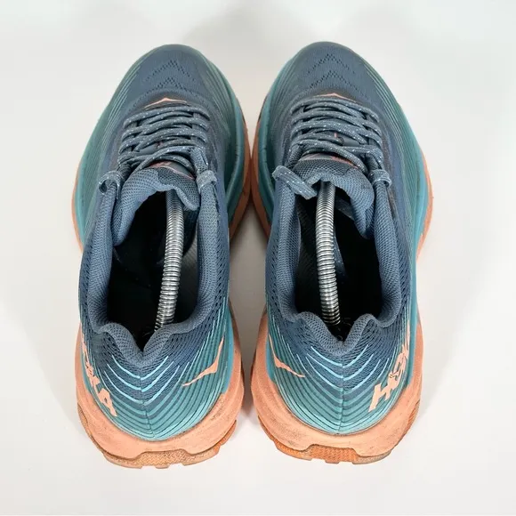 HOKA Women’s Torrent 2 Sneakers In Real Teal / Cantaloupe Size 7.5