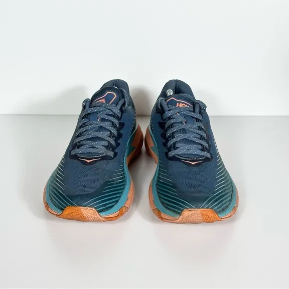 HOKA Women’s Torrent 2 Sneakers In Real Teal / Cantaloupe Size 7.5