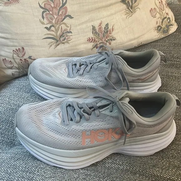 Hooka Bondi 8 Sneakers Trail Running GRAY Size 10.5