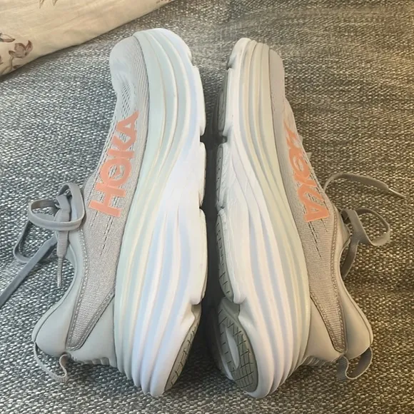 Hooka Bondi 8 Sneakers Trail Running GRAY Size 10.5