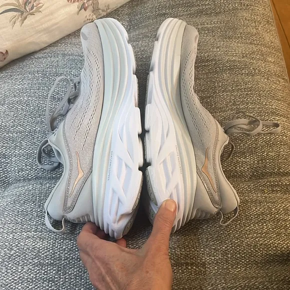 Hooka Bondi 8 Sneakers Trail Running GRAY Size 10.5