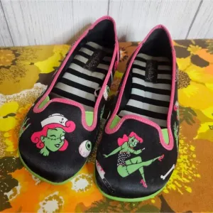 Hot Chocolate Design Flats - Hungry Ghouls, size 37