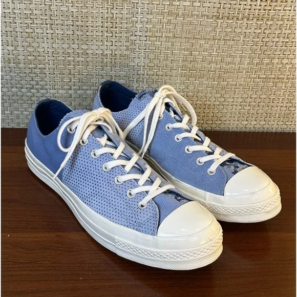 🌟HP🌟Converse Chuck 70 Chuck Taylor Blue/White Mixed Material Low Sneaker