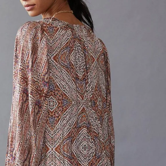 HTF Anthropologie Sabia Flounced Tunic Dress
