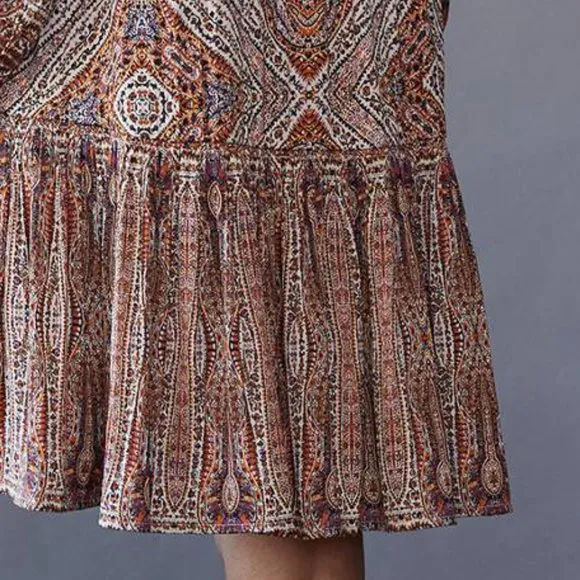 HTF Anthropologie Sabia Flounced Tunic Dress