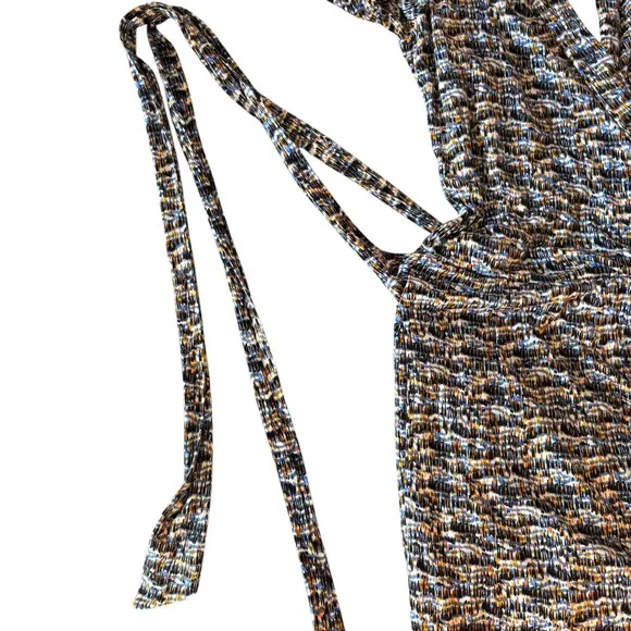 Hugo Boss women's print wrap dress  Size Med. EUC. Great print and so soft!