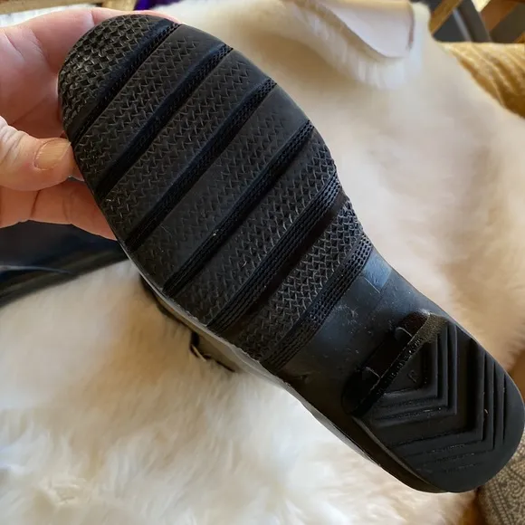 HUNTER BLACK HIGH RUBBER BOOTS SIZE 5