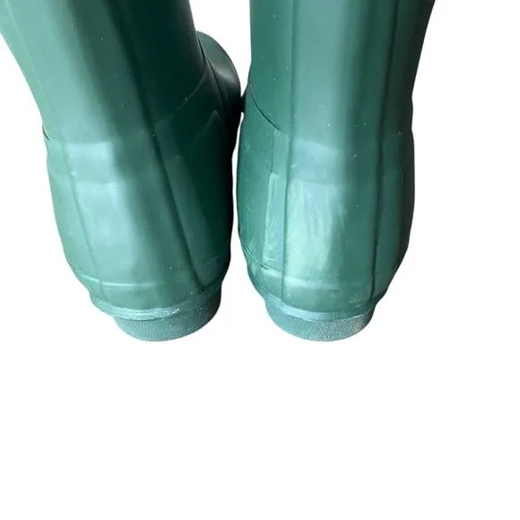Hunter Tall Knee High Green Rain Boots size 8