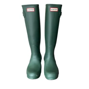 Hunter Tall Knee High Green Rain Boots size 8